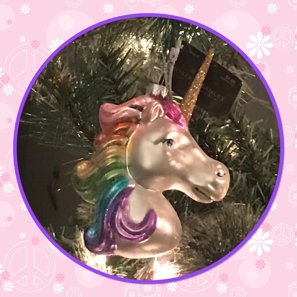 🦄NWT🦄 Sparkling Unicorn Christmas Ornament 🦄 - Picture 1 of 4